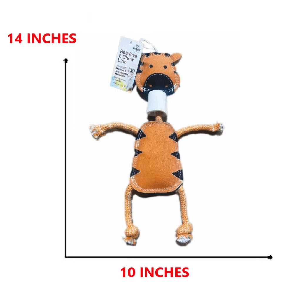 Advance Pet Product Retrieve & Chew Lion with Natural Bone
